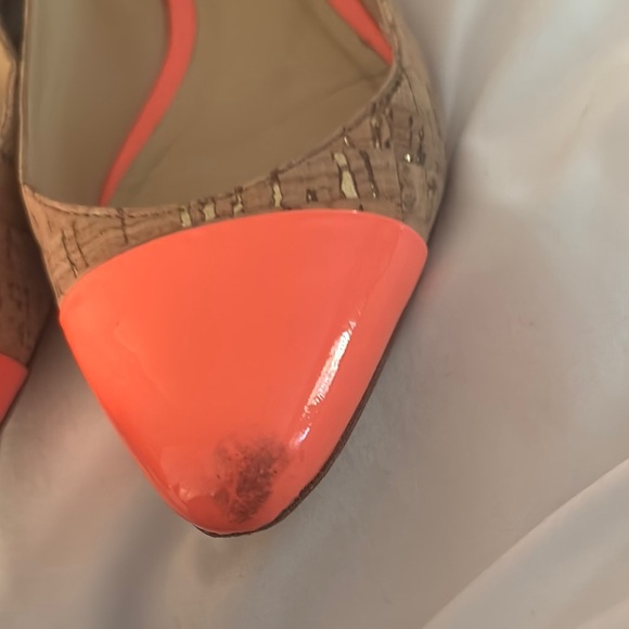 Kate Spade Coral and Cork Women's Flats - Picture 3 of 4